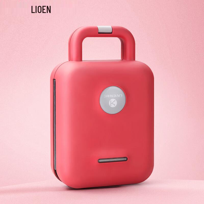 Liven Mini Sandwich Maker with Waffle Plates CN plug (adapter included)