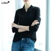 Skinny Solid T-Shirts Button Casual  Women's Clothing V-neck Spring Summer Comfortable Capable Lightly Thin Pullovers Tops
