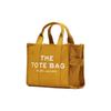 Marc Jacobs Mini Tote Bag With Logo Print And Two Round Top Handles Women Tote Bags Yellow M0016493-766