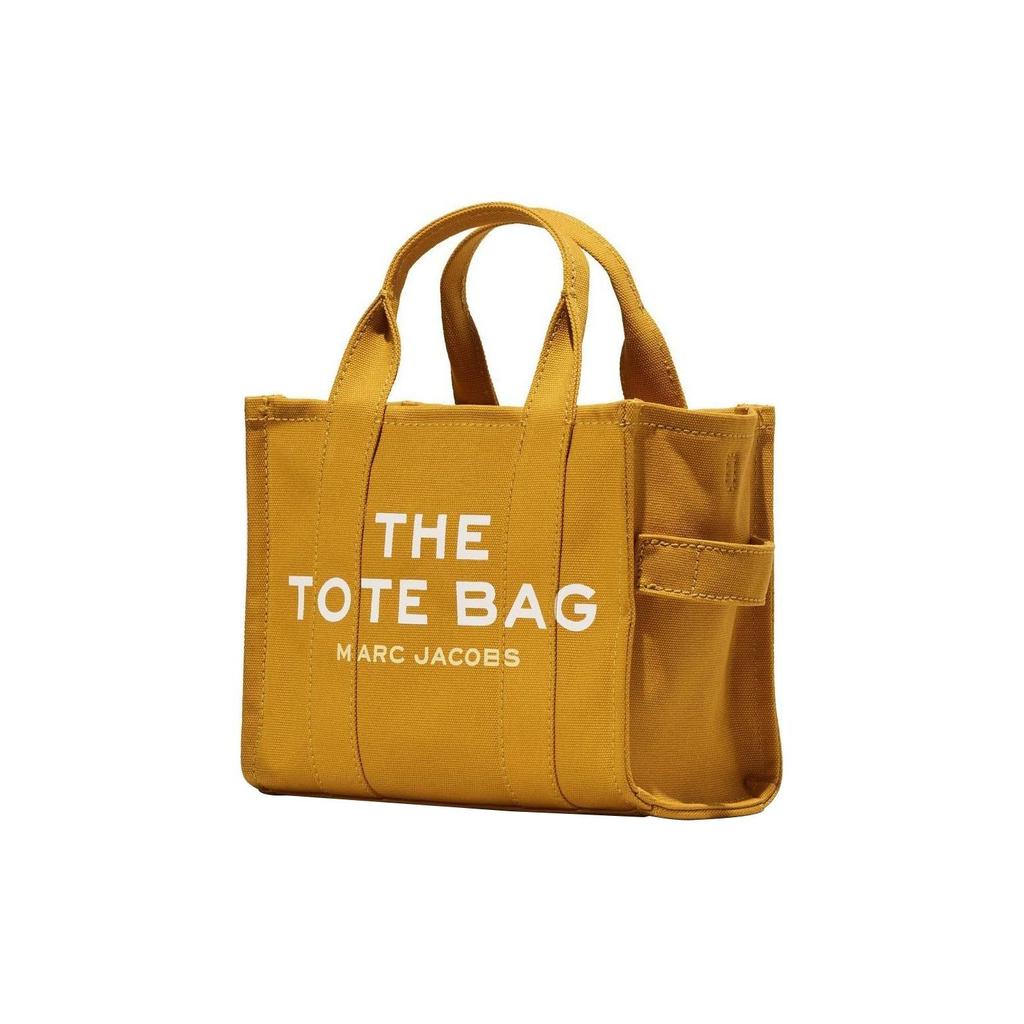 Marc Jacobs Mini Tote Bag With Logo Print And Two Round Top Handles Women Tote Bags Yellow M0016493-766