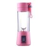 USB Battery Portable Easy Blender Mini Juicer Multifunction USB Charging Juicer Juicer Mixing Cup Fruit Juices | Juillers (Pink)