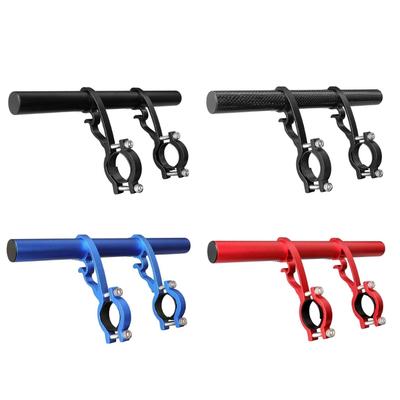 Bicycles Handlebar Extended Bracket Lightweight Bike Double Handlebars Extender Double Clamp Bike Bracket Easy Install