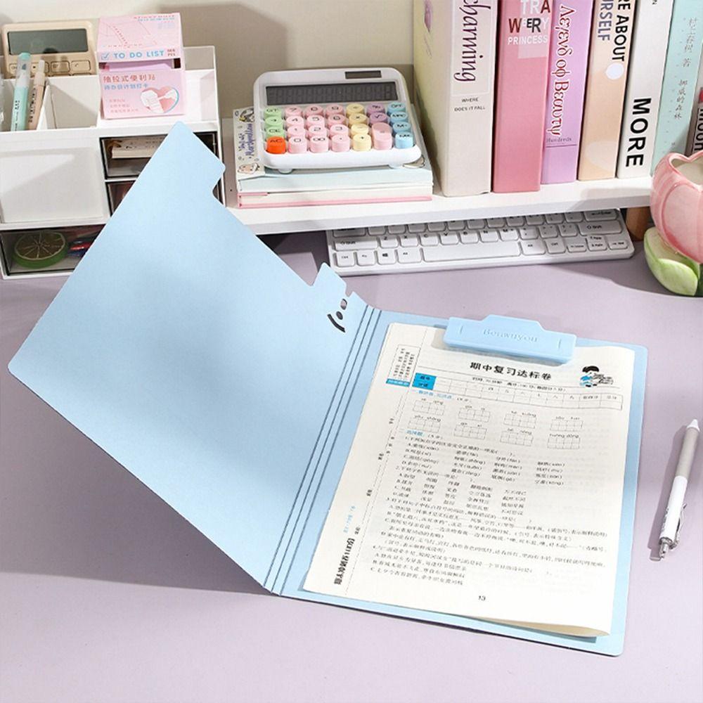 Foldable File Folder Vertical Writing Pad New Document Holder  Students