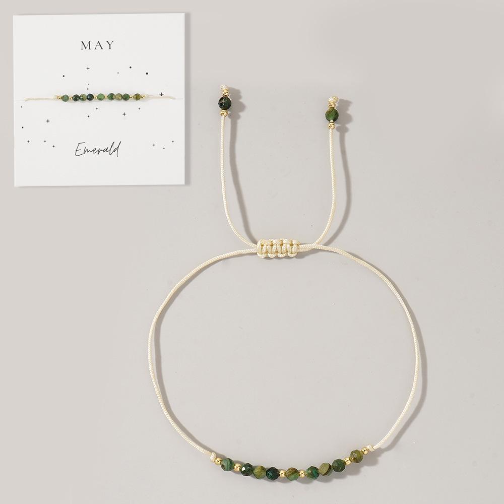 Garnet Stone Bracelet - Unique Design for Daily Wear, Trendy Birthstone Jewelry