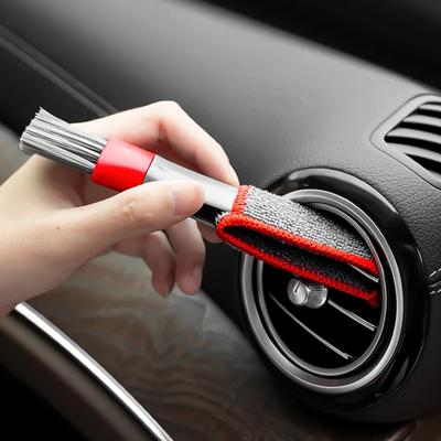 Instrument de curățare a prizei de aer condiționat pentru mașină Perie multifuncțională pentru praf Accesorii auto Interior Perie multifuncțională Perie de curățare