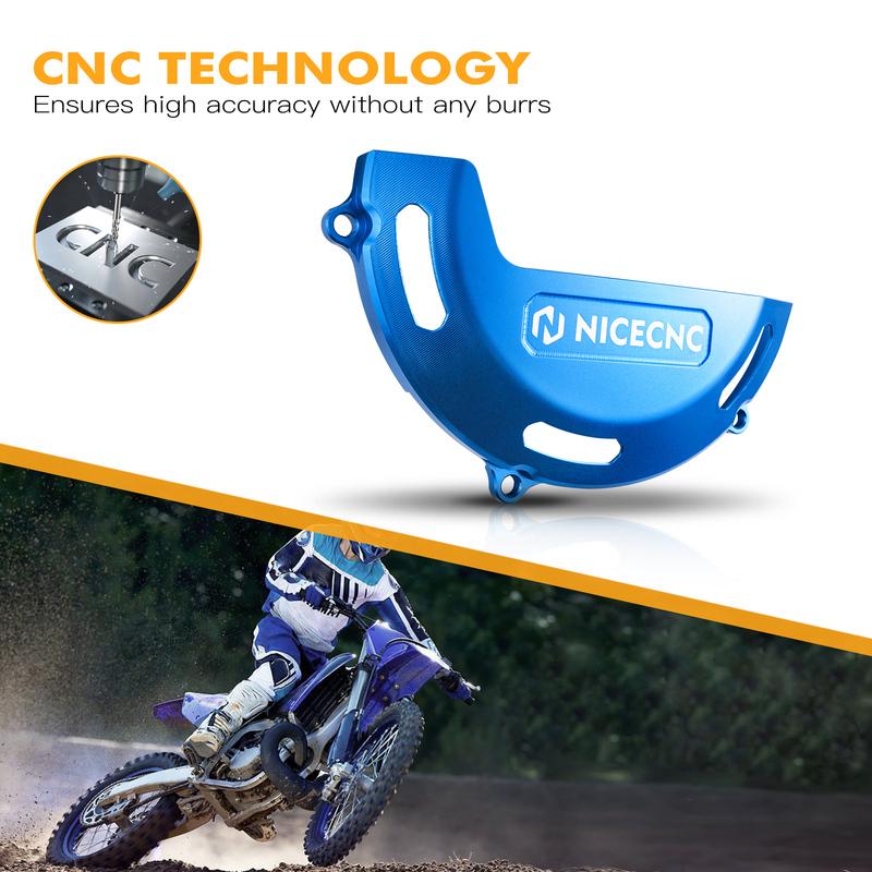 NICECNC For Yamaha YZ250 YZ 250 2008-2024 Motorcycle Aluminum Clutch Cover For Yamaha YZ250X YZ 250X 2016-2023 2022 2021 2020