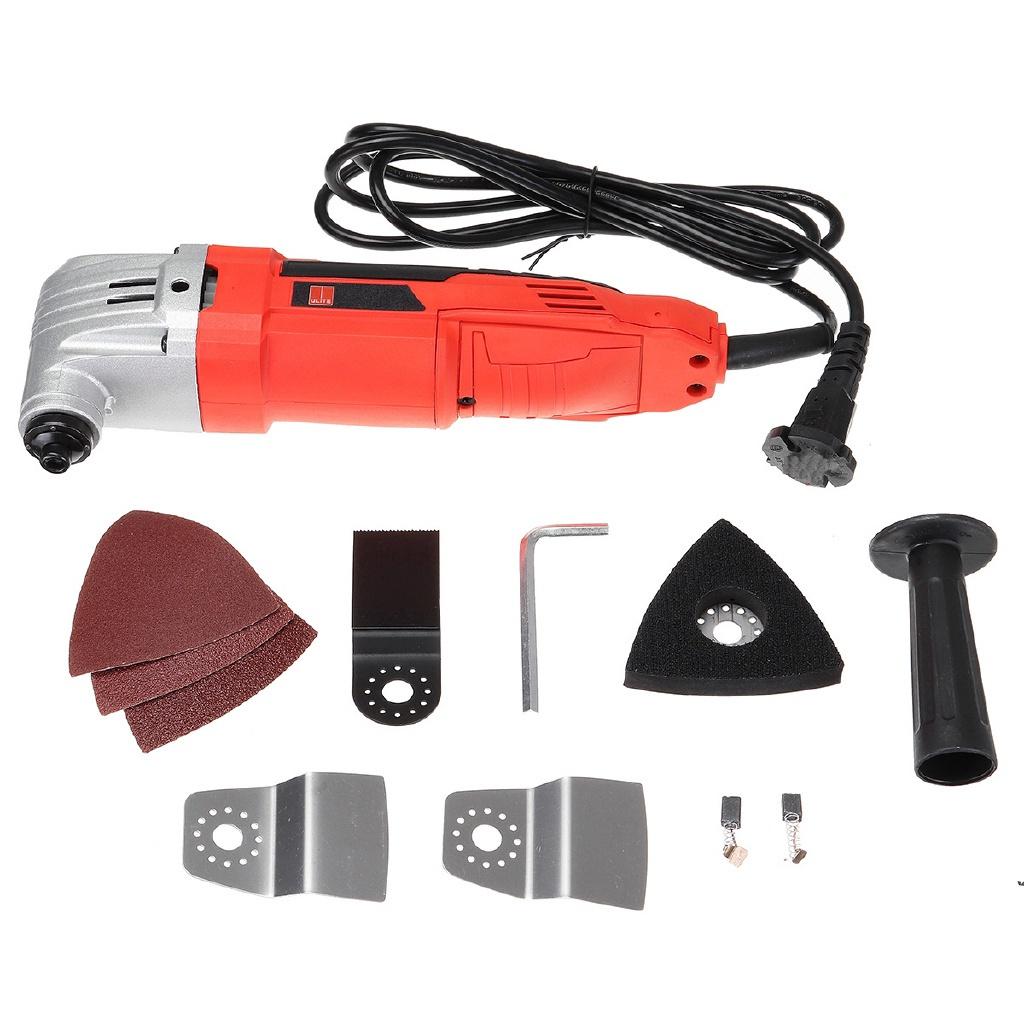 6 Variable Speed Sander Swing Tool Set Cutting Machine 720W Multi-Purpose Oscillating Polishing Trimming Tools 220V