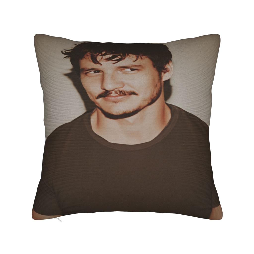 Pedro Pascal Pillowcases  Novelty Pillow Case For Sofa Car Home Decor Square Pillow Cover