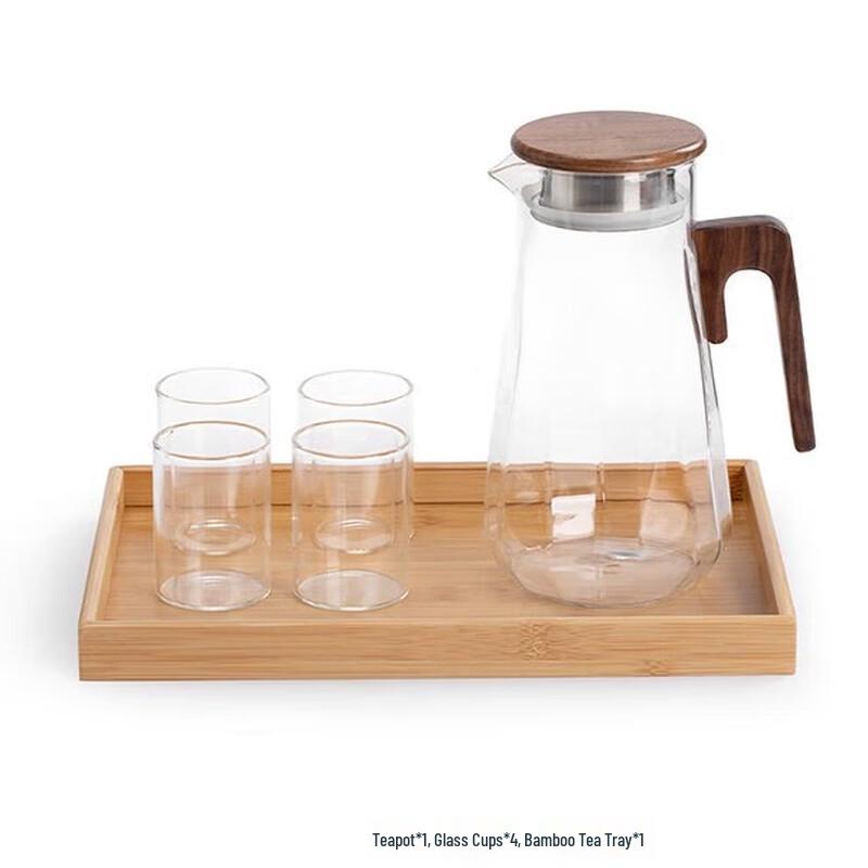 

Large Capacity Heat-Resistant Glass Pitcher