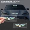 New Car Colorful Laser Angel Wing Body Windshield Sticker Car Accessories For Peugeot 206 207 307 3008 2008 308 508 301 208 RCZ