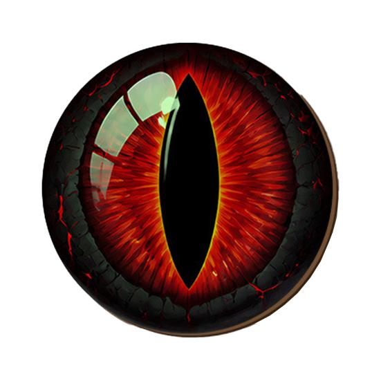 Creative Festival Door Ornaments Halloween Glowing Eyes, Glow in The Dark Eyeball Wooden Hanging Sign, Spooky Outdoor Courtyard Holiday Decor