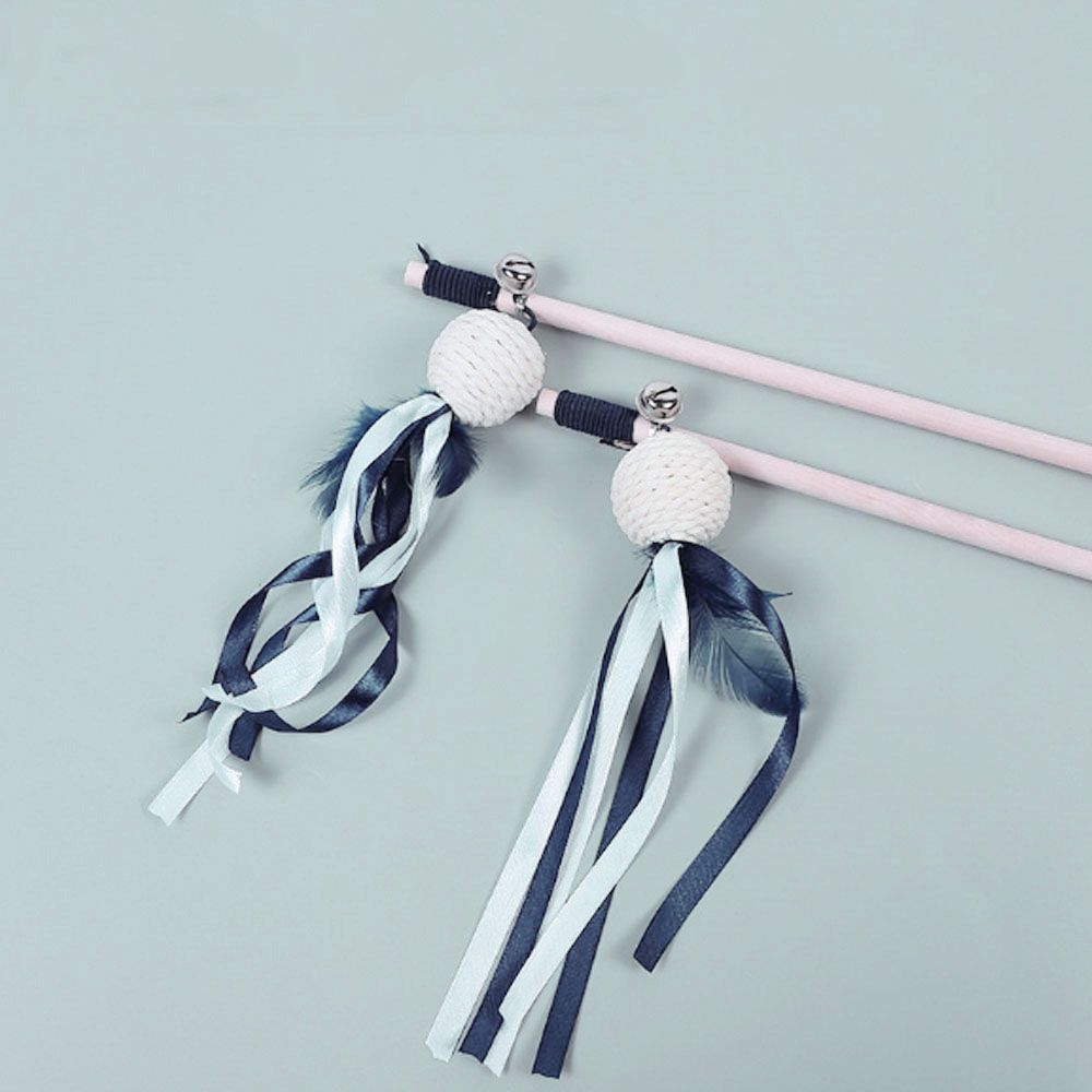 Cat Accessories With Mini Bell Cat Interactive Pet Supplies Teaser Stick Cat Rod Pet Cat Toy
