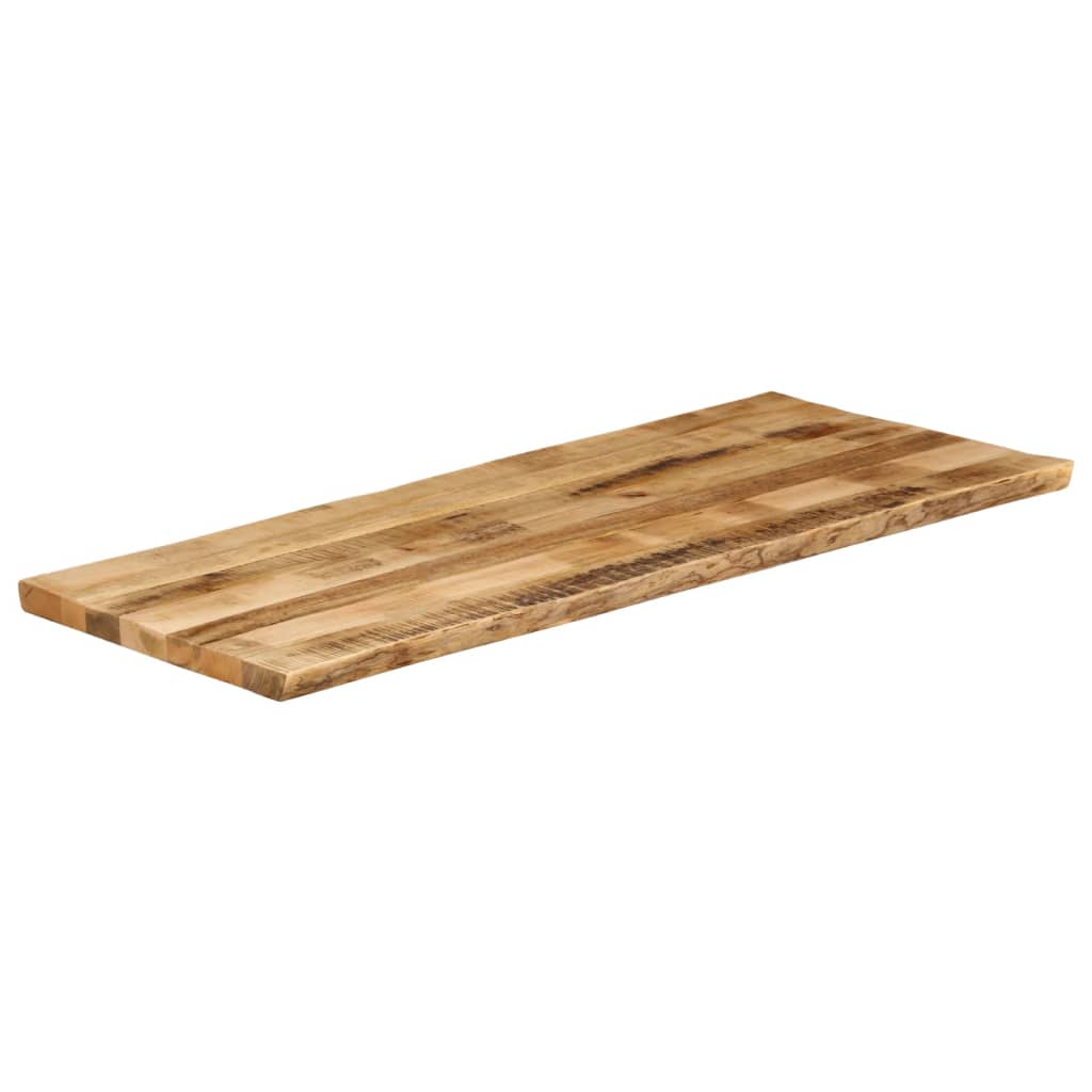 Vidaxl Tabletop with Natural Edge, 140X60X3.8 Cm, Mango Wood