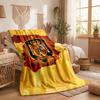Spain National Football Team Print Flannel Blanket Soft Warm Sofa Bed Throw Blanket For Home Office Bedroom