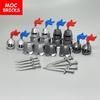 MOC Blocks Medieval Knights Rome Armour sword Soldiers Weapons Helmet Action Figure Learning Accessories Construction Block Toy