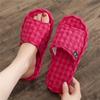 Cloth bottom slippers couple fresh and versatile home indoor silent silent does not hurt the wooden floor men's and women's four seasons