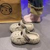 Women's Shoes 7cm Platform Sandals Casual Korean-style High Quality Garden Shoes Unique Non-slip Beach Shoes Fashion Hole Shoes