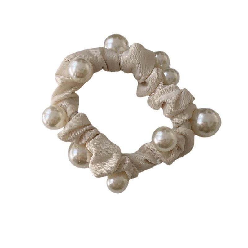Elegant Korean Pearl Hair Tie - Summer 2022 Women's Elastic Band Accessory