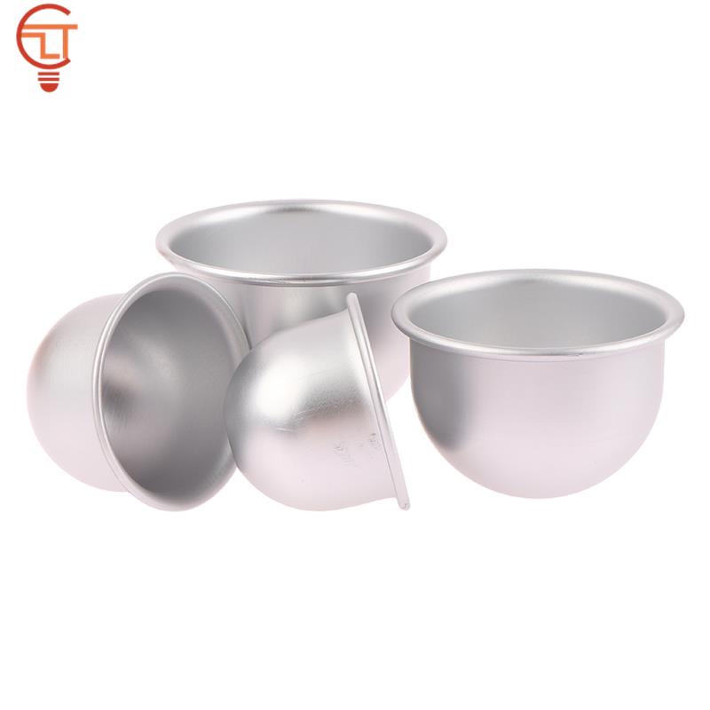 1Pc Aluminum Alloy Deep Semicircle Cake Mold Pan Doll Dress Cake Cake Decoration Accessories DIY Halloween Mold Bakeware