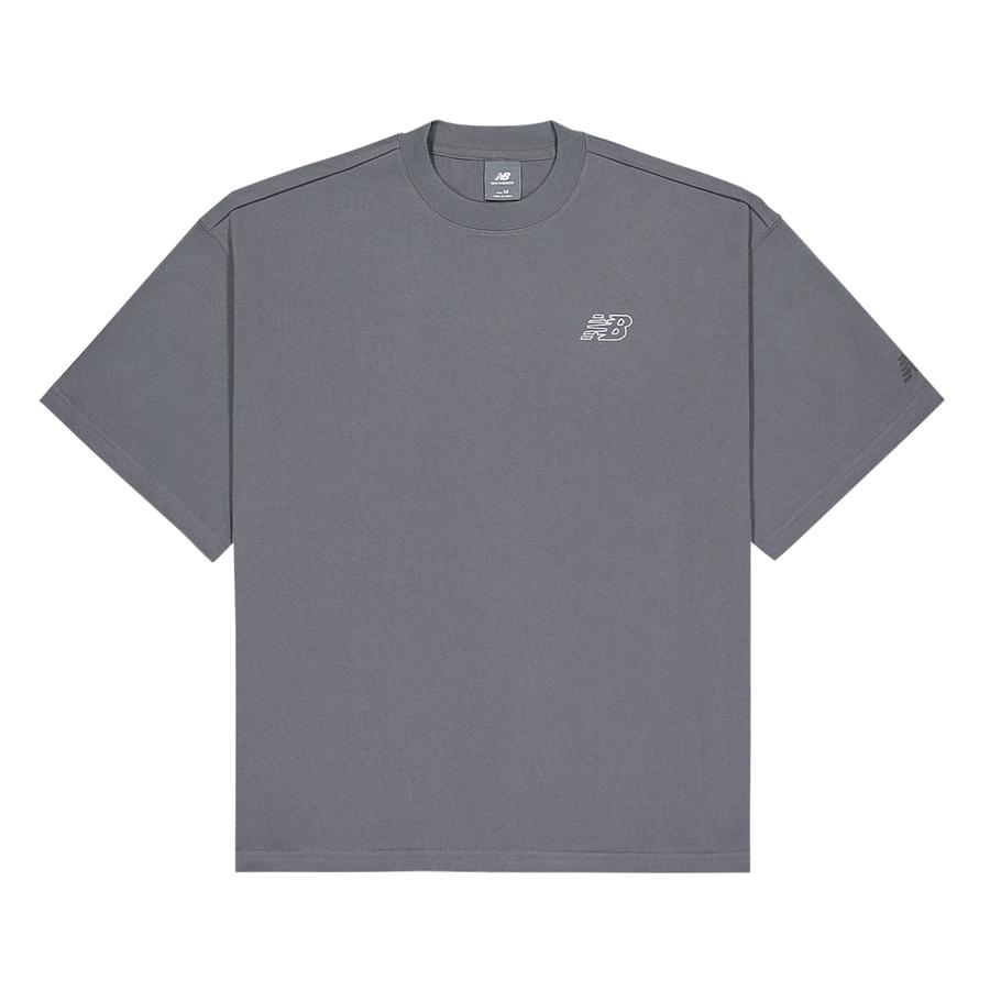 New Balance NB Grey SS25 T Shirt Men s Gray NEF29641-GR L