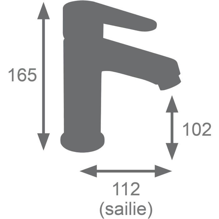 Bateria umywalkowa - EDOUARD ROUSSEAU - BAROS - Chromowana