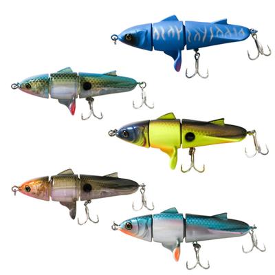 11cm/24g Artificial Fishing Bait 3 Segmented Jointed Hard Bait Floating Fishing Lures Fishing Tackle