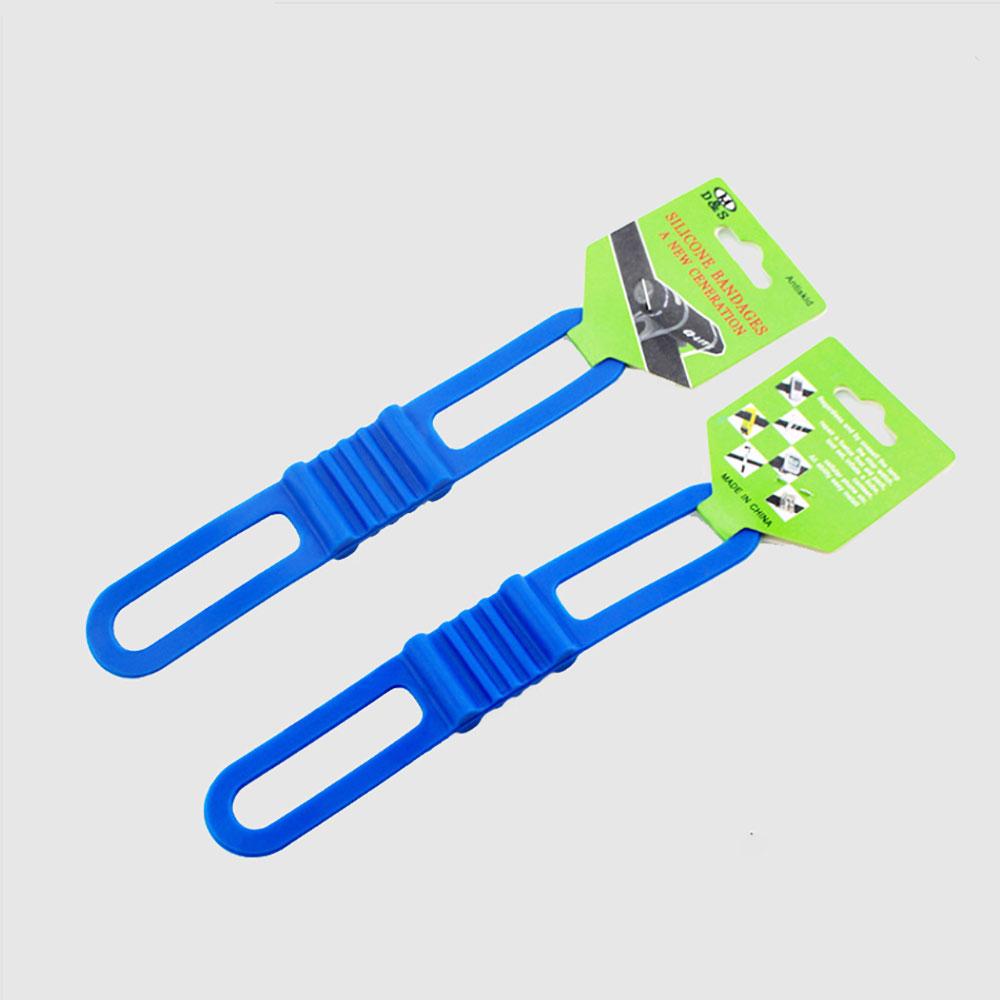 Silikon Welt Fahrradlenker Silikonband Band Fahrradlicht Halter Telefon Befestigung Elastisches Bindeseil Taschenlampe Taschenlampe Bandage