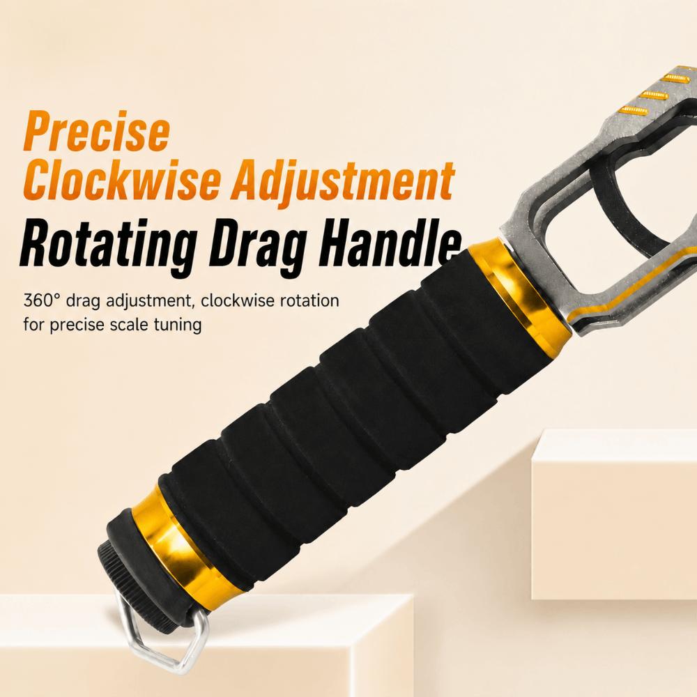 Aluminum Alloy Fishing Grabber 360° Swivel Non-Slip Handle Fish Holder  Saltwater Fishing золотой
