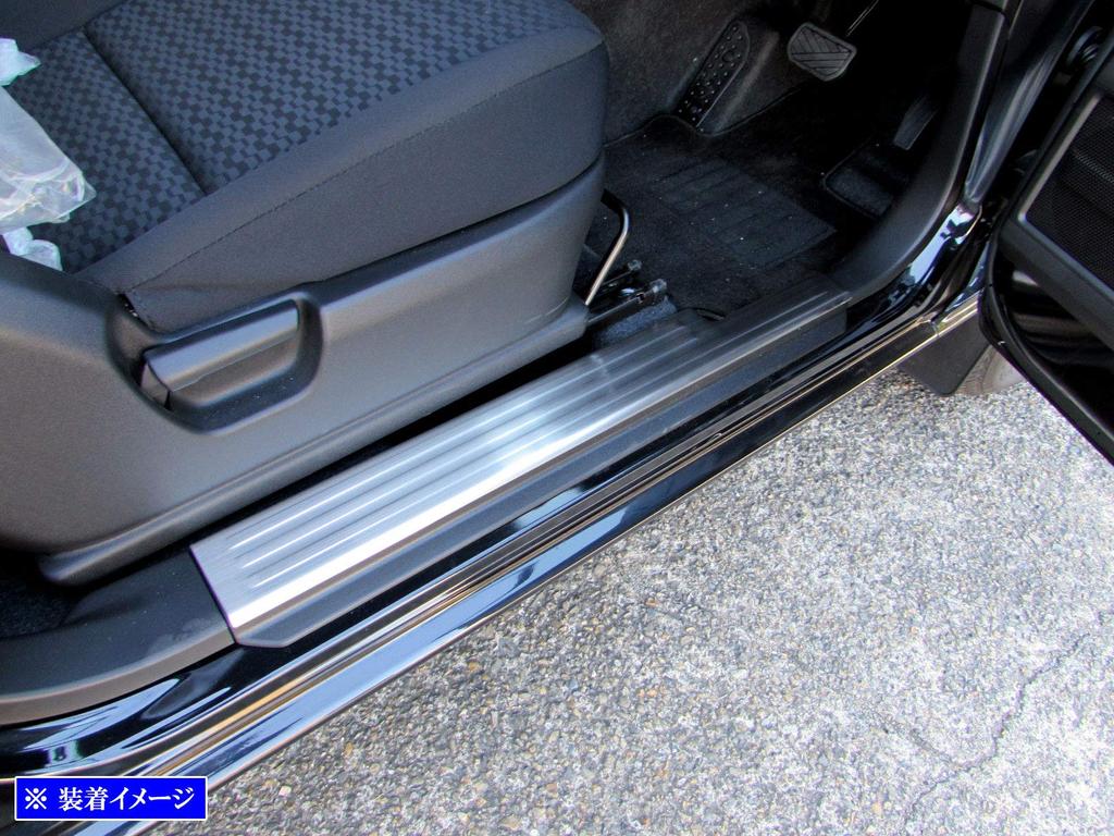 BRIGHTZ Stainless Steel Entrance Mould for Jimny JB64W Scuff Kicking Door Sill JB 33436 [ENT-MOL-093] Plate, Step, JB64, B64, 64,
