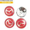 52/56/60mm Car Center Hub Caps Wheel Covers Caps for Mazda CX3 CX5 Atenza MX3 2 3 6 323 626 RX8 RX7 Protege Axela Speed 6