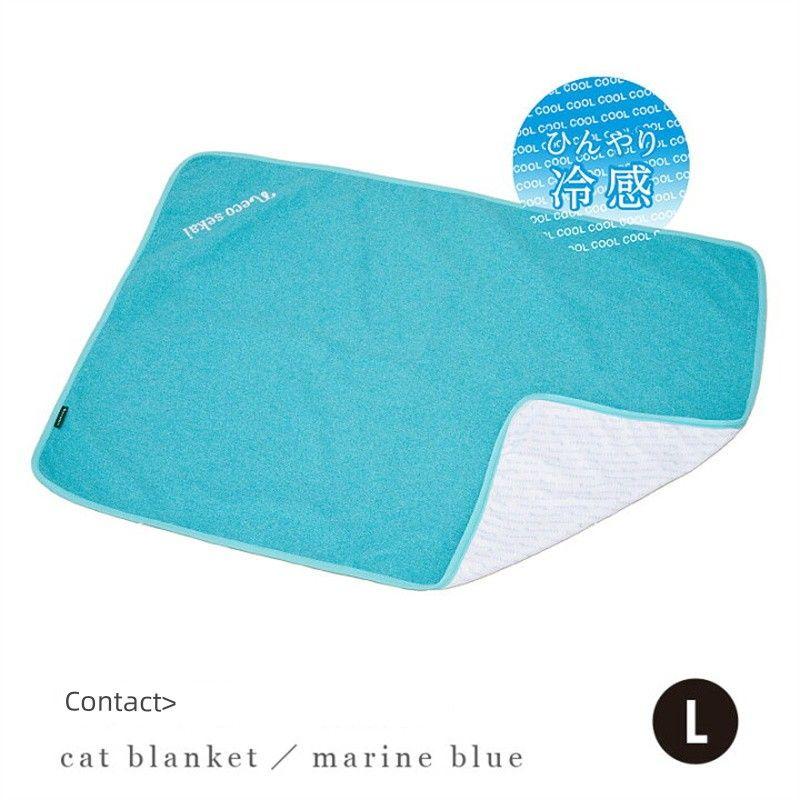 

Кошачий мир Летний Охлаждающий Коврик Летний Специальный Охлаждающий Коврик Двустороннее Использование Коврик для Кошки Товары для Животных Size Summer mint blue large (100*70cm)