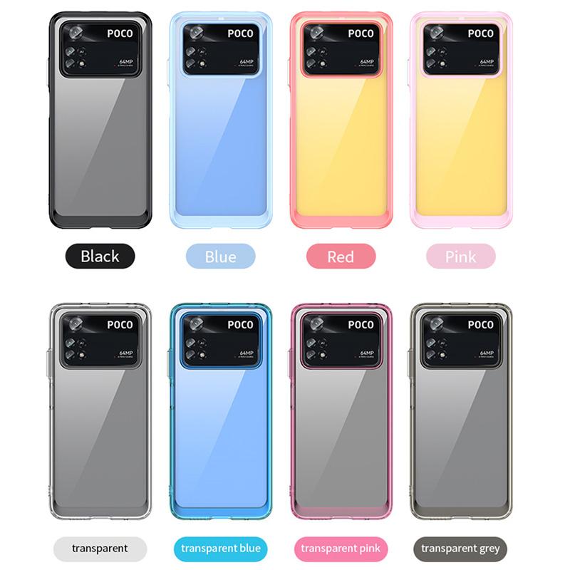 Luxury Shockproof Clear Hard Case for Xiaomi Poco M4 X4 Pro F3 Mi 12 Pro 12X Redmi Note 11 Pro Plus Capas Transparent Soft Cover