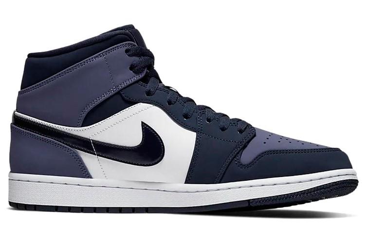 Jordan 1 Mid 'Obsidian Sanded Purple' 554724-445