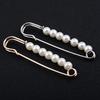 Simple Fashionable Imitation Pearl Beaded Brooch for Women's Classic Casual Jewelry Clothing Accessories