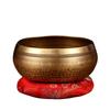 Handmade Nepal Singing Bowl with Six-Syllable Mantra for Yoga, Meditation, and Sound Healing - Calming Bronze Buddhist Bowl for Ear Cleansing.