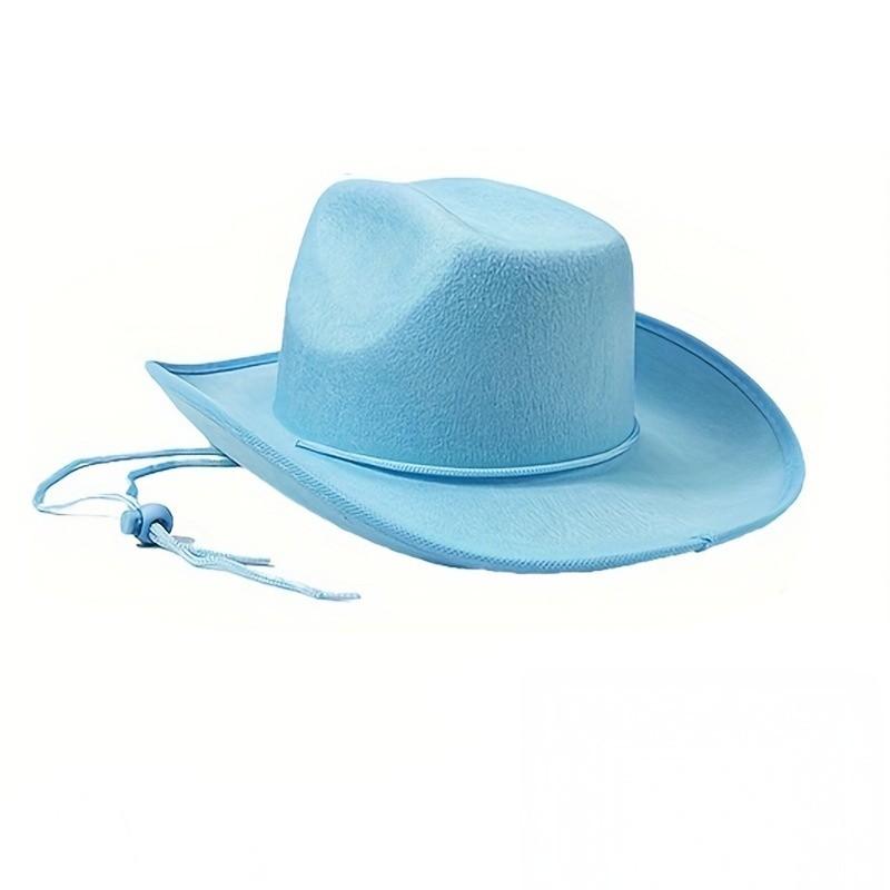 Color Felt Solid Cowboy Hat Sewing Craft Party Costumes Holiday Supplies Gifts
