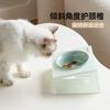 Pet Bowl Ceramic Cat  Food  Rice Bowl Tall Cat Food  Cat and Dog Drinking Bowl
