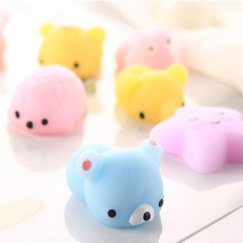 15 Pcs Mini Release Stress Animal Pinch Music Children Simulation Relaxing Mood Squeezing Reduce Pressure Toy Birthday Gift