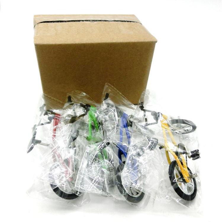 1:18 Finger Bicycle Model Set - 4-Piece Alloy Mini Toy Simulation