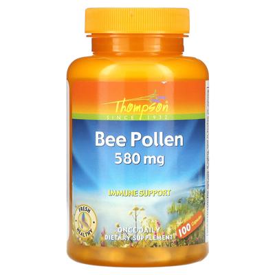Bienenpollen, 580 mg, 100 Kapseln