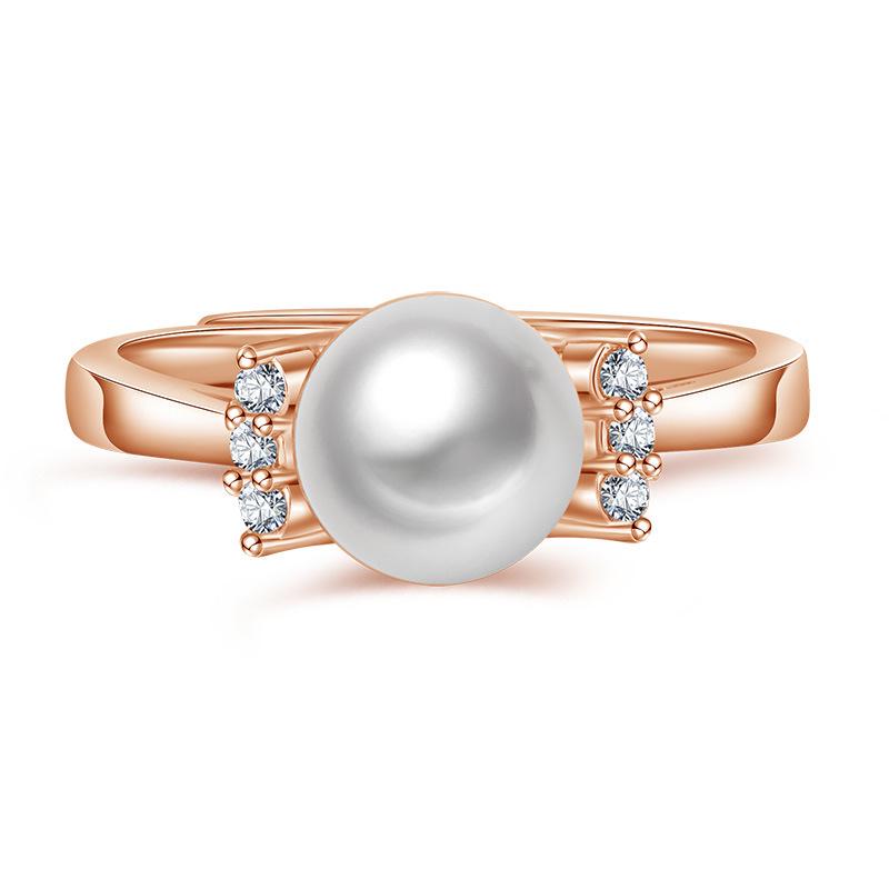 2022 Korean Fashion Women's Diamond Flash Open Ring - Stylish Hollow Design