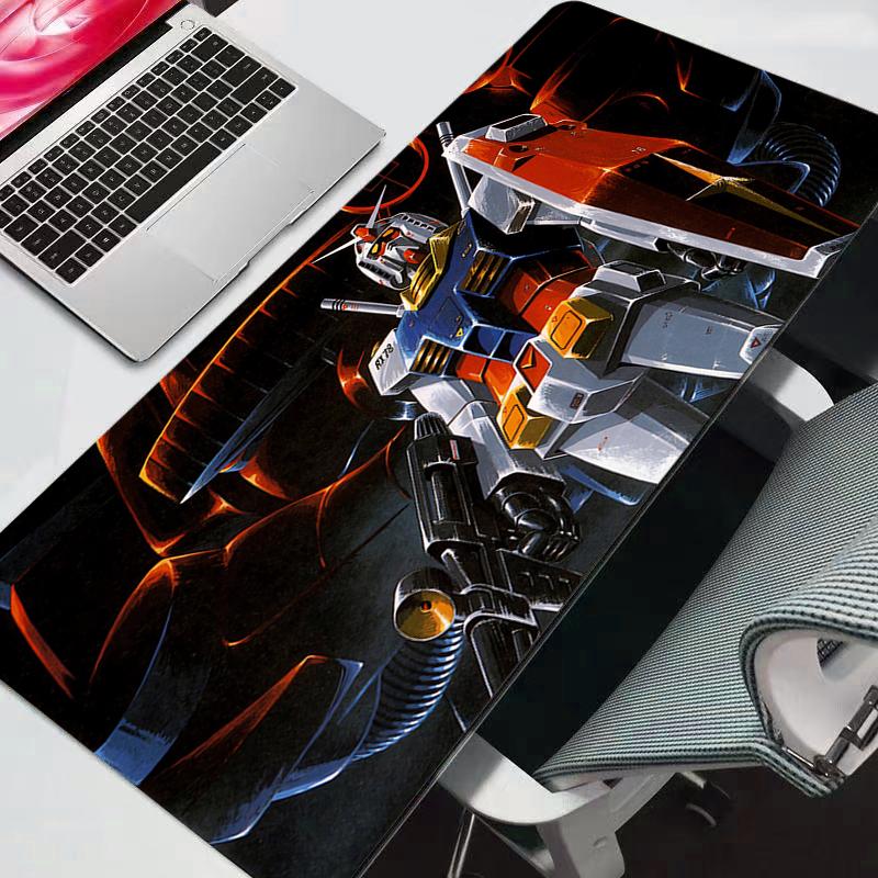 Large Gaming Mouse Pad Anime PC Computer Mobile Suit Gundam Gamer Desk Mat For CS GO LOL XXL Laptop Kawaii Mousepad