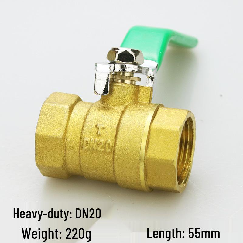 4-Point DN15 & 6-Point DN20 All-Copper Ball Valve, High-Temp Resistant, 1-Inch & 2-Inch, for Tap Water.