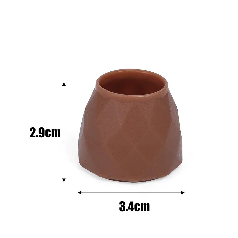 Silicone Chair Legs Covers Hardwood Floor Protectors Mat Furniture Table Foot Pads Floors Protection Anti Scratch Chair Leg Caps