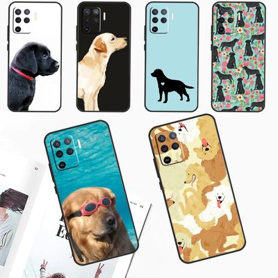 Cartoon Golden Retriever Hund Für OPPO A98 A78 A58 A79 A16 A76 A96 A5 A9 A53 A17 A57 A77 A15 A52 A72 A74 A94 A54S Hülle