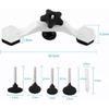 Qiilu Auto Body Dent Removal Tools Kit, Dent Repair Kits Dent Puller Bridge Dent Removal Tools, Puller & Glue Pulling Tabs