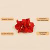 Fashion Hawaiian Flower Hair Clip Colorful 3 Orchids Hair Pins Realistic Hair Accessories for Beach Vacation Party