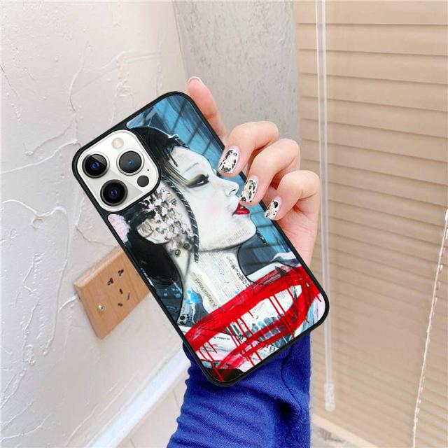 Japanese Geisha Phone Case For For iPhone 17 Air 16 15 11 12 13 14 Pro Max Plus coque