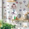 Mermaid Princess and Jellyfish Wall Sticker Self-Adhesive Removable for Bedroom Living Room Background Home Decor