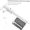 Professional Stainless Steel Vernier Caliper Gauge 0-150mm Sliding Gauge Measurement Tool Inside Outside Depth Step Micrometer